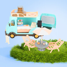Mini Strandcamper Auto Spielzeug Wohnmobil