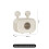 (White Double)Plastic Wallmounted Toilet Paper Dispenser With Waterproof Material For Storage Bathroom 7