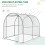Walk-in Polytunnel Greenhouse 2.5x2m 4
