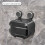 (Black Single)Waterproof Adhesive Tissue Box With Visible Window For Kitchen Restroom Storage 12