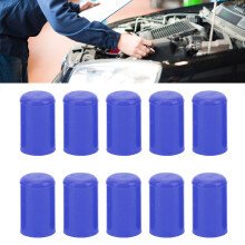 Vakuumschlauch Abdeckungen 12mm Silikon Blau 10