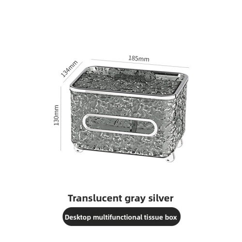 (Gray)Wasserabweisende Taschentuchbox mit Multiuse Design für Wohnzimmer Bad und