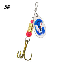 (Style 4)Spinner Lures Metal Bait Set Rotating Sequins Fishing Lure Spoon Lures For Pike Trout Bass Perch Salmon