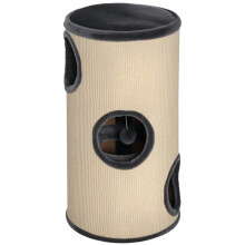 70cm Height Cat Post Tree Scratching Barrel Sisal Activity Center Condo Kitten Bed Scratcher Climbing Climber Play House for Indoor Cats