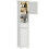 Slim Bathroom Storage Cabinet, with Sensor Lights - White 1