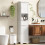 Slim Bathroom Storage Cabinet, with Sensor Lights - White 4