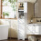 Slim Bathroom Storage Cabinet, with Sensor Lights - White 3