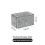 (Gray)Wasserabweisende Taschentuchbox mit Multiuse Design für Wohnzimmer Bad und 10