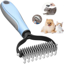 Professional Dog Brush - Long Haired Dog and Cat Brush, Pet Undercoat Grooming Brushes, Removes Undercoat for Dogs and Cats, Removes Tangled Hair Knot
