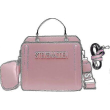 (Pink) Women's Tote Bag Faux Leather Hobo Purse with Adjustable Shoulder Strap, Large Capacity Handbag for Daily Use
