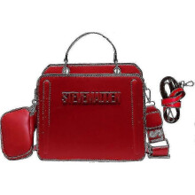 (Red) Women's Tote Bag Faux Leather Hobo Purse with Adjustable Shoulder Strap, Large Capacity Handbag for Daily Use