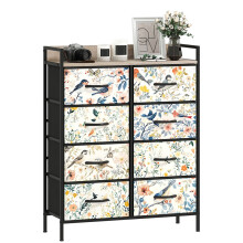 8-Drawer Chest of Drawers - White