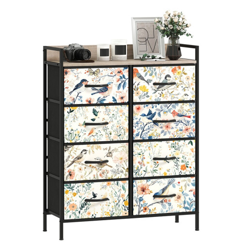8-Drawer Chest of Drawers - White