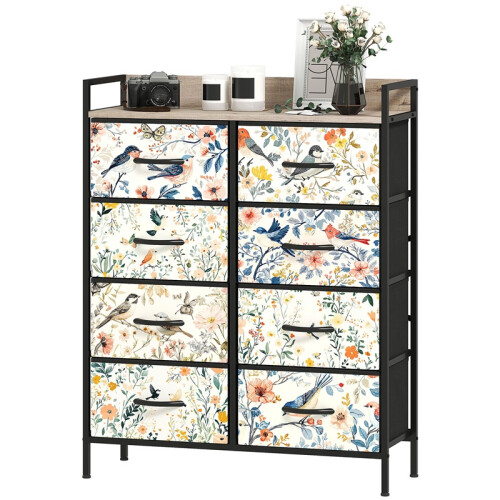 8-Drawer Chest of Drawers - White 1