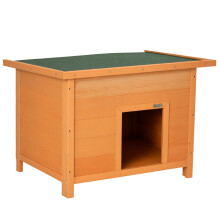 Wooden Dog Kennel Elevated Dog Pet House w/ Open Top 82W x 58D x 58H cm