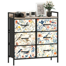 6-Drawer Chest of Drawers - White