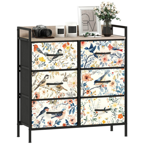 6-Drawer Chest of Drawers - White