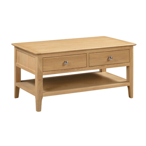 Cotswold Coffee Table With 2 Drawers 1