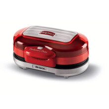 Macchina per hamburger - ARIETE - 205 Hamburger Maker Party Time - 1200 W - Piastre antiaderenti - Rosso