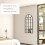 Arched Wall Mirror 110x62cm, Modern Decor 5