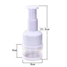 (White)Coupe-oignon en acier inoxydable pressé à la main cuisine gingembre hachoir à ail outil