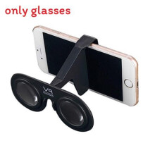 (Black)3D Brille Lupe Tragbar Anti Blau High Definition Schutz Auge