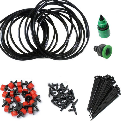 (5m)Bewässerungsset Set Micro Drip Bewässerungssystem Automatisches Pflanzenwerkzeug Garten