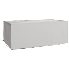 Outdoor Garden Furniture Cover Waterproof, Anti-UV 600D Oxford Fabric, Rectangular Sofa Table Set, Grey, 210 x 140 x 80 cm