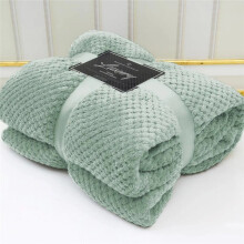 (Duck Egg, King - 200x240cm) Popcorn Waffle Blankets Fleece Luxury Honecombe Style Throws Travel Sofa Settee Bed Warm Cosy Extra