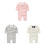 (Pink,S(52cm))Monos con moño infantil niños algodón mameluco body conjunto ropa 4