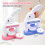 86Pcs Kid Gift Button Maker Machine, 55+35MM Pin Making Button Press with 36Pcs Button Parts+Circle Cutter+Picture B 7