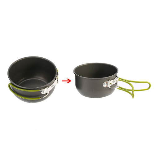 Outdoor Topfset mit Beutel für Camping