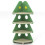 Children's Corner Bookshelf, 4-Tier, Christmas Tree Design 2