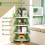 Children's Corner Bookshelf, 4-Tier, Christmas Tree Design 4