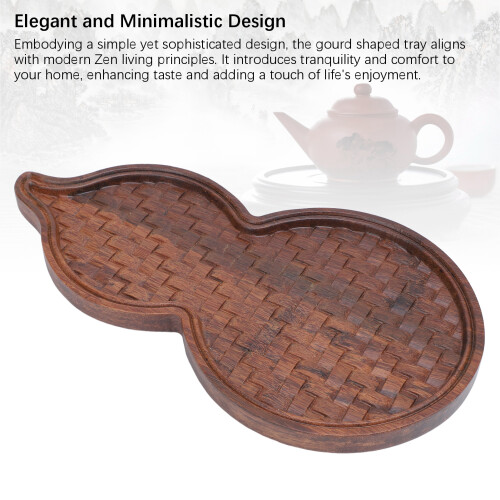 Kleines Teetablett 24x12,8cm aus Bambus