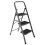 (3 Step Grey) Futura Step Ladder Folding Step Stool Heavy Duty 150Kg Capacity 1
