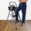 (3 Step Grey) Futura Step Ladder Folding Step Stool Heavy Duty 150Kg Capacity 3