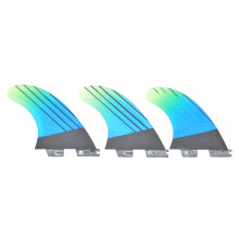 FCS2 Surfbrett Finne Gradient Blau Grün