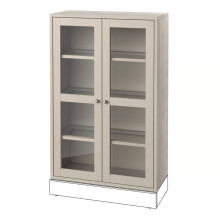 IKEA HAVSTA Glass Cabinet 81x35x123 cm