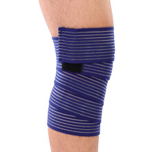 Elastische Kniebandage 180 cm Blau