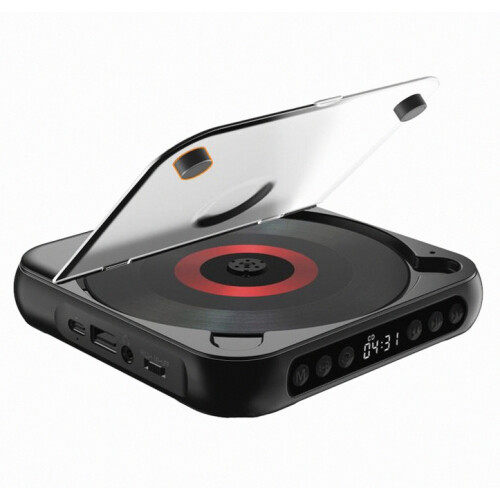 Συσκευή αναπαραγωγής CD Bluetooth - Μίνι φορητή συσκευή αναπαραγωγής CD, λεπτή κ