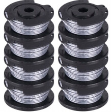 Trimmer Line Spools - Compatible with ART 23/26 SL & Ryobi - 4m x 1.65mm - Pack of 8 - Nylon