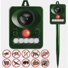 Solar-Powered Ultrasonic Cat Repellent, Outdoor Cat Repellent to Repel Pests, Garden Protector