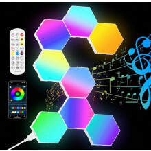 Λάμπα LED για παιχνίδια 8 τεμαχίων, Smart RGB, 16 εκατομμύρια χρώματα, έλεγχος εφα