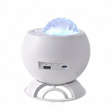 Bluetooth-Galaxy-Sternenprojektor-Nachtlicht mit 5 Planeten, Mondprojektion, Aurora-Effekt und 8 Lichtmodi – Weltraum-Sternenlampe für
