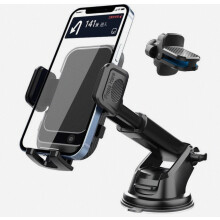 Handyhalterung fürs Auto, Saugnapfhalterung für Windschutzscheibe und Armaturenbrett, kompatibel mit Smartphones von 4,0 bis 7,0 Zoll