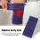 Elastische Kniebandage 180 cm Blau 7