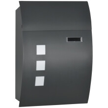 Outdoor Wall Mounted Post Box – Anthracite Grey