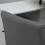 (Grey, PU Leather) PU Leather Office Chair, Grey, Adjustable Height 8