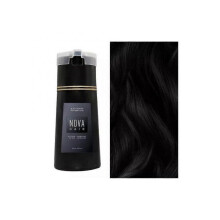 (Light Brown) (Black) Nova Hair Dye Shampoo, Nova Hair Instant Dye Shampoo,Hair Color Shampoo for Hair